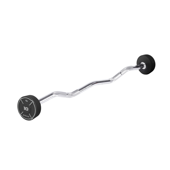 Evolve Prime Series CPU Uretaninis fiksuota, lenkta štanga 10 kg - 55 kg (EV-FB-PR-UC-10-55)