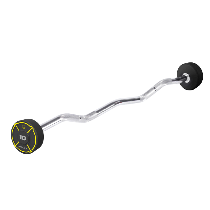 Evolve Prime Series CPU Uretaninis fiksuota, lenkta štanga 10 kg - 55 kg (EV-FB-PR-UC-10-55)