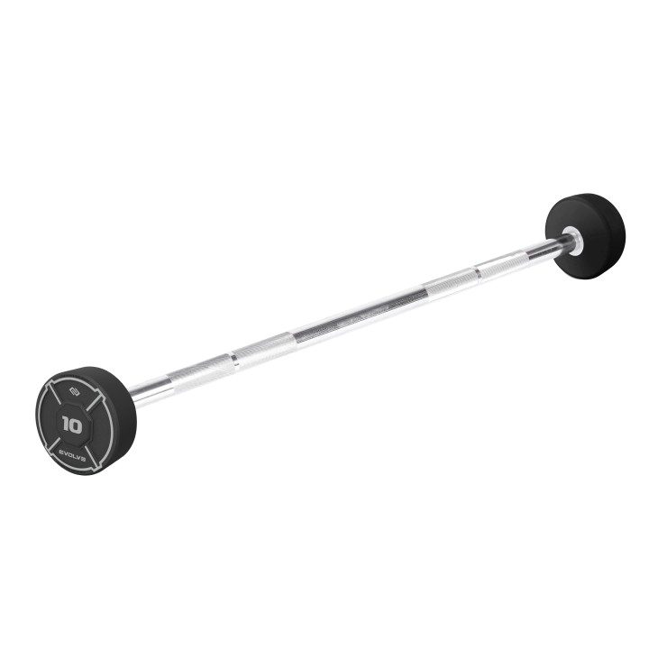 Evolve Prime Series CPU uretano tiesių fiksuoto svorio štangų rinkinys 10–55 kg (EV-FB-PR-US-10-55)