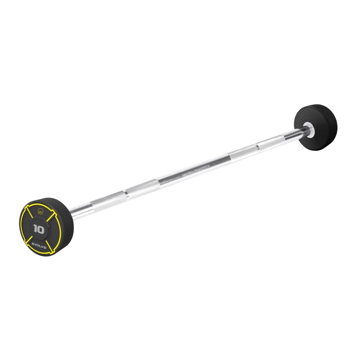 Evolve Prime Series CPU uretano tiesių fiksuoto svorio štangų rinkinys 10–55 kg (EV-FB-PR-US-10-55)