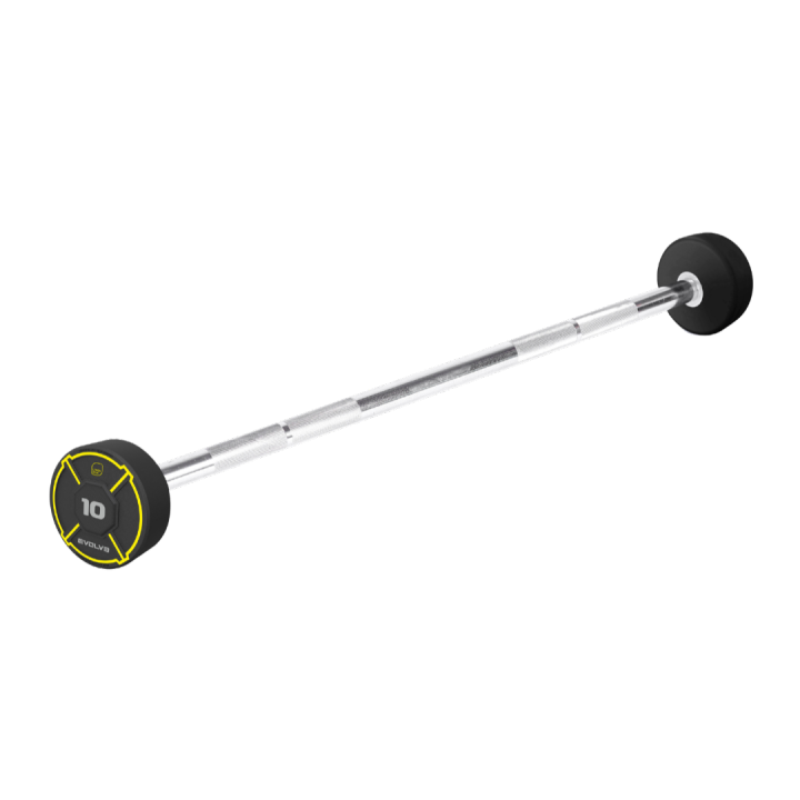Evolve Prime Series CPU uretano tiesių fiksuoto svorio štangų rinkinys 10–55 kg (EV-FB-PR-US-10-55)