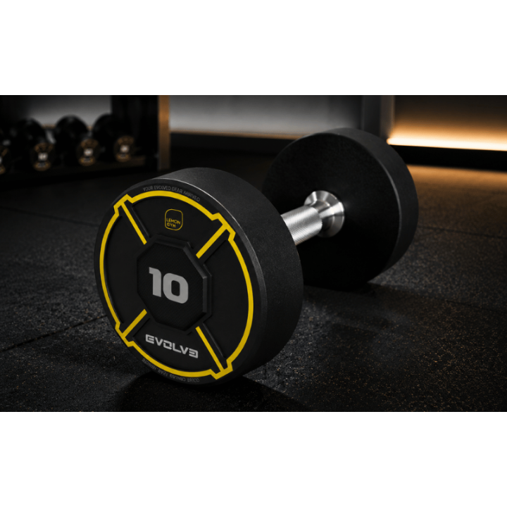 Evolve Prime Series CPU uretano hantelių komplektai 2×12,5–45 kg (DS-PR)