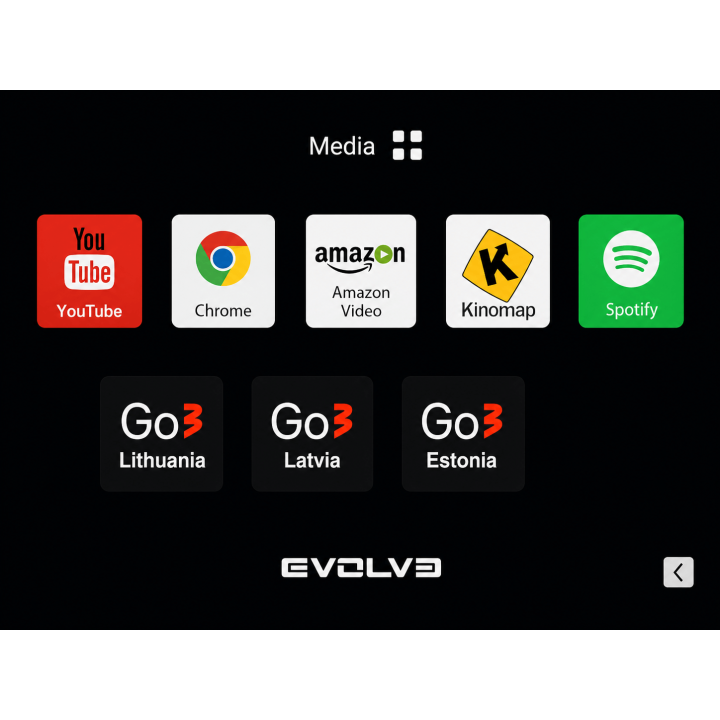 Evolve EV-CT215 bėgimo takelis su liečiama 21,5 colių konsole