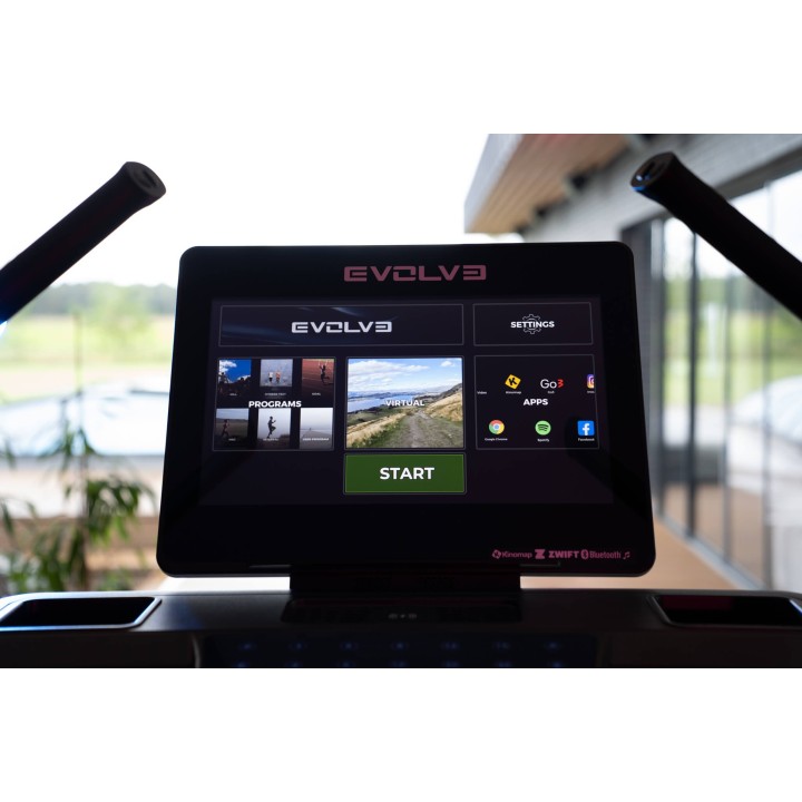 Evolve Econ Series bėgimo takelis su 21,5 colio konsole ir 48 % įkalne, TM-HT-225-TFT