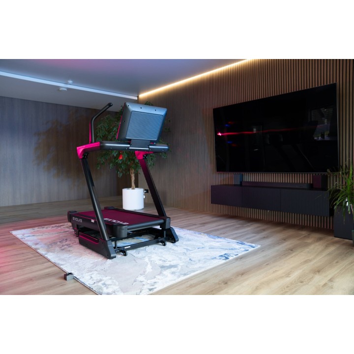Evolve Econ Series bėgimo takelis su LED konsole ir 48 % įkalne, TM-HT-225-LED