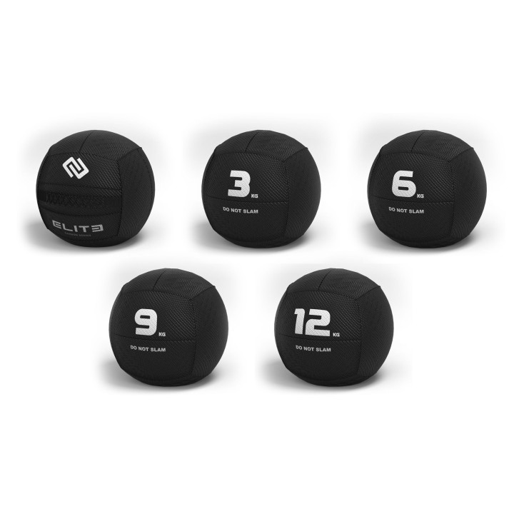 Elite Carbon serijos wall ball kamuoliai - 12kg