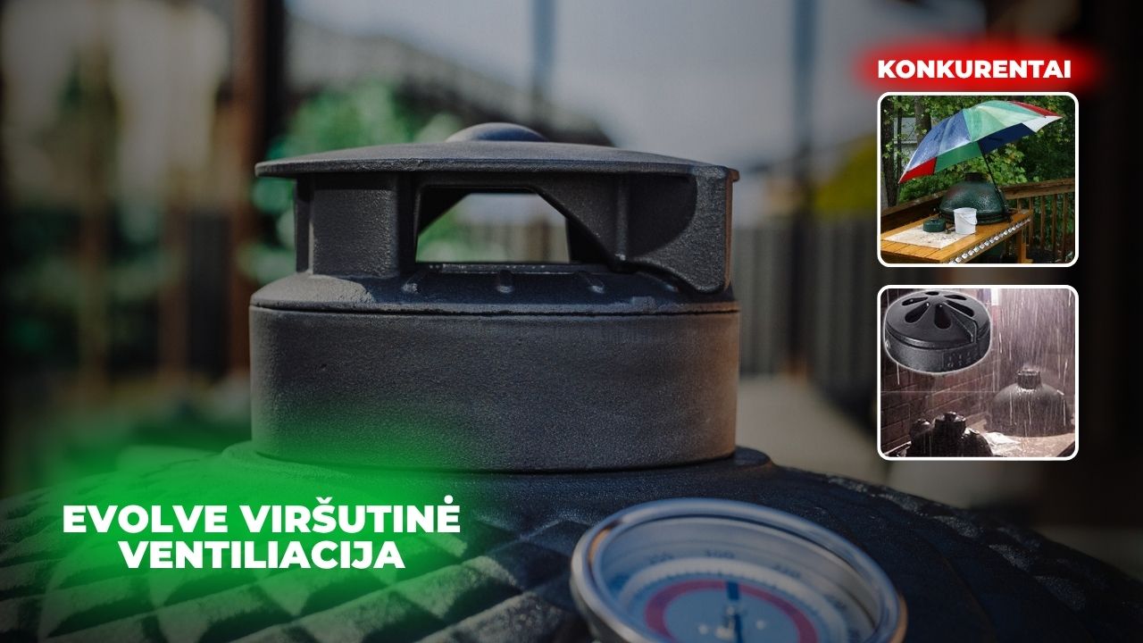 Evolve Kamado savybė 1