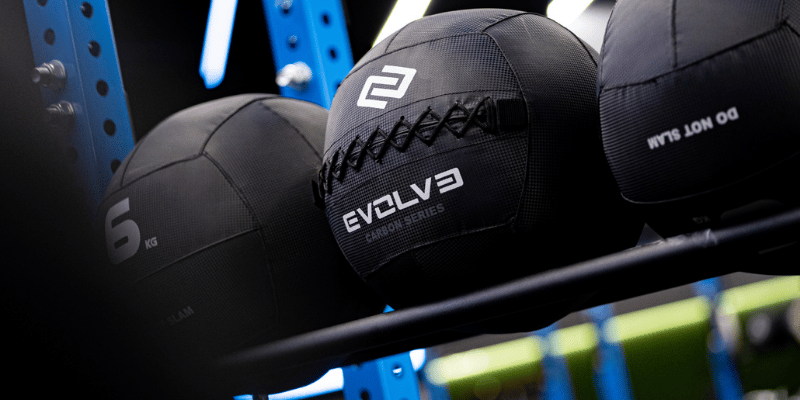 Evolve pasunkintų kamuolių ir svorių sandėliavimo priedas