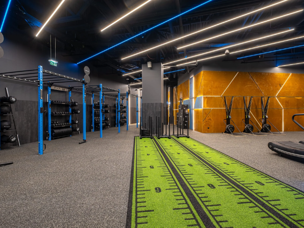 „Gym+“ sporto klubas, Panorama, Vilnius, Lietuva 2026, – varžybinė treniruočių zona