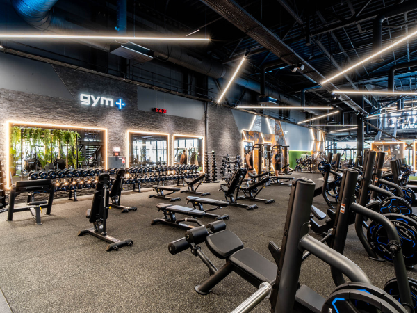 „Gym+“ sporto klubas Urban Hub, Kaunas, 2025