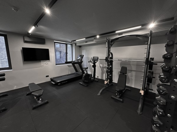 Sporto salė gyvenamųjų apartamentų komplekse, Palanga, 2024