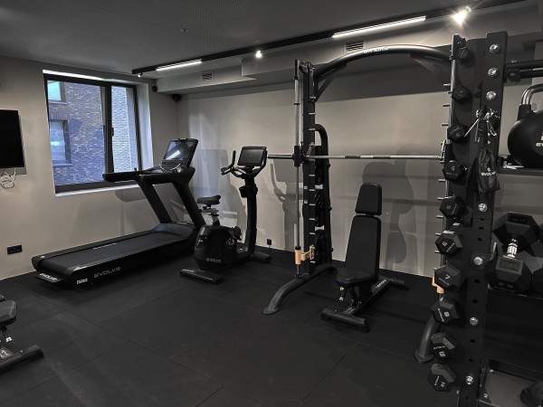 Sporto salė gyvenamųjų apartamentų komplekse, Palanga, 2024